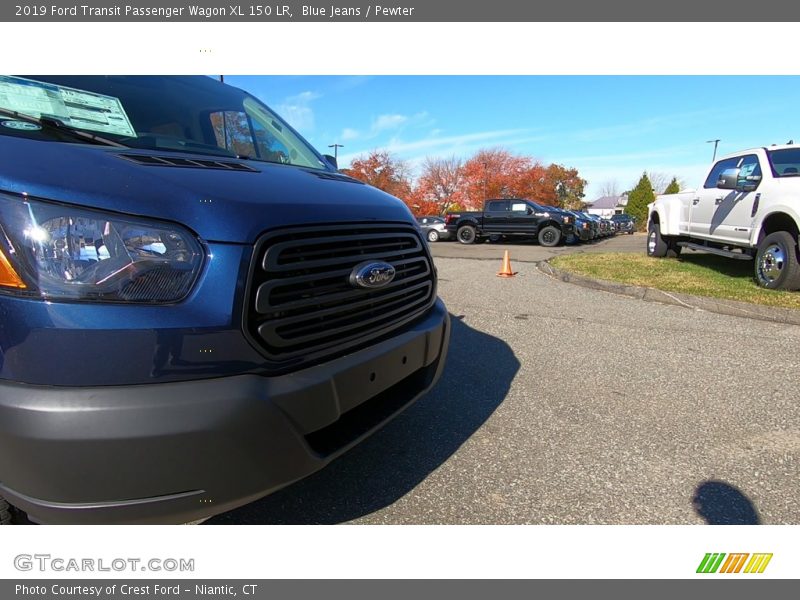 Blue Jeans / Pewter 2019 Ford Transit Passenger Wagon XL 150 LR