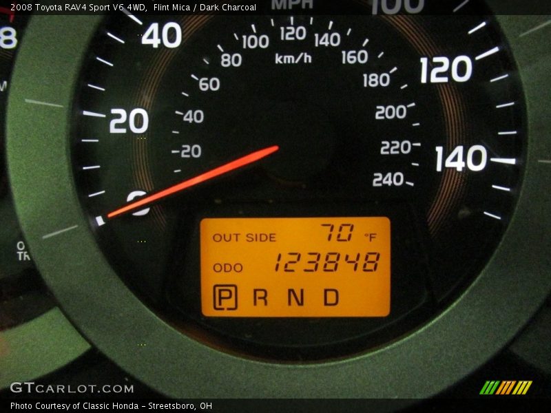 Flint Mica / Dark Charcoal 2008 Toyota RAV4 Sport V6 4WD