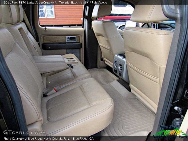 Tuxedo Black Metallic / Pale Adobe 2011 Ford F150 Lariat SuperCrew 4x4