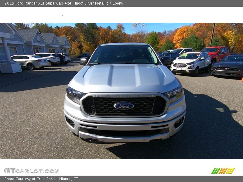 Ingot Silver Metallic / Ebony 2019 Ford Ranger XLT SuperCab 4x4