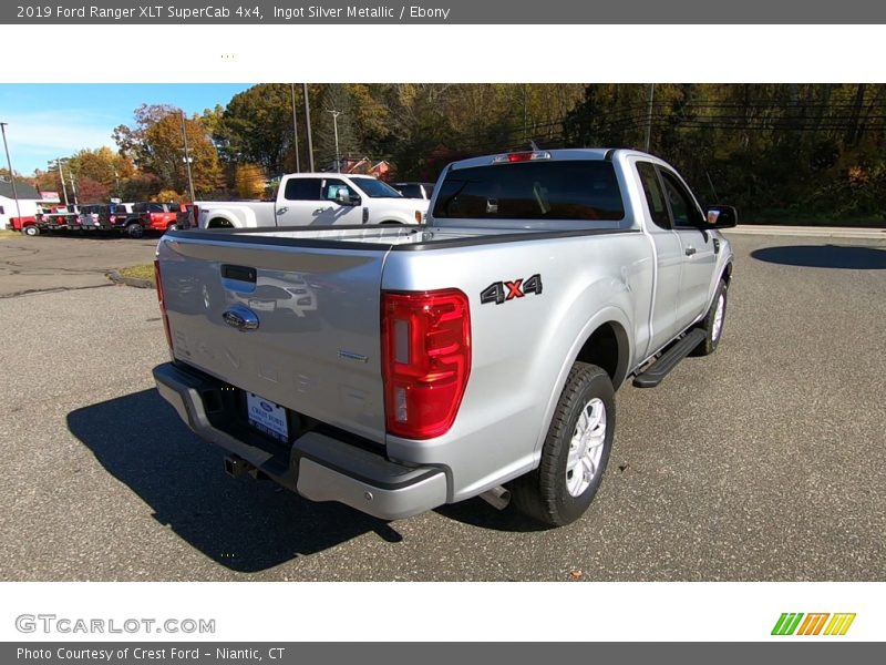 Ingot Silver Metallic / Ebony 2019 Ford Ranger XLT SuperCab 4x4
