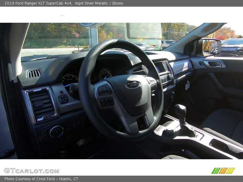 Ingot Silver Metallic / Ebony 2019 Ford Ranger XLT SuperCab 4x4