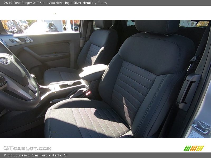 Ingot Silver Metallic / Ebony 2019 Ford Ranger XLT SuperCab 4x4