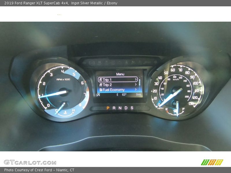 Ingot Silver Metallic / Ebony 2019 Ford Ranger XLT SuperCab 4x4