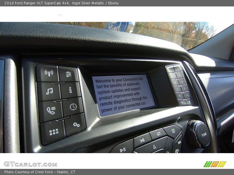 Ingot Silver Metallic / Ebony 2019 Ford Ranger XLT SuperCab 4x4