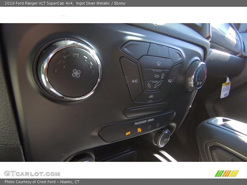 Ingot Silver Metallic / Ebony 2019 Ford Ranger XLT SuperCab 4x4