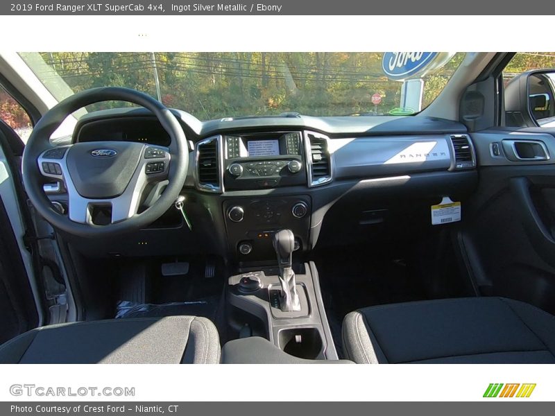 Ingot Silver Metallic / Ebony 2019 Ford Ranger XLT SuperCab 4x4