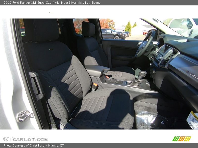 Ingot Silver Metallic / Ebony 2019 Ford Ranger XLT SuperCab 4x4