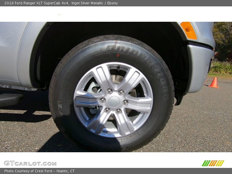 Ingot Silver Metallic / Ebony 2019 Ford Ranger XLT SuperCab 4x4