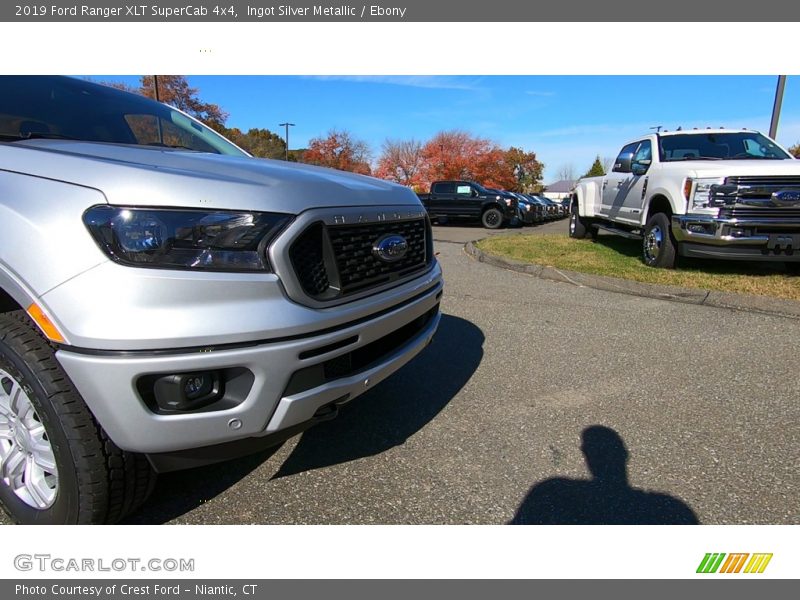 Ingot Silver Metallic / Ebony 2019 Ford Ranger XLT SuperCab 4x4