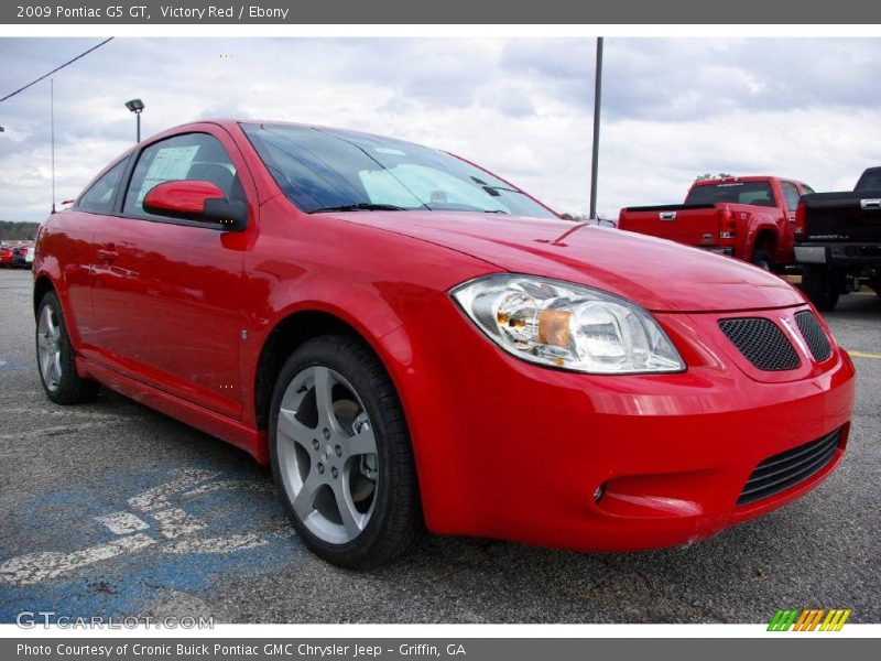 Victory Red / Ebony 2009 Pontiac G5 GT