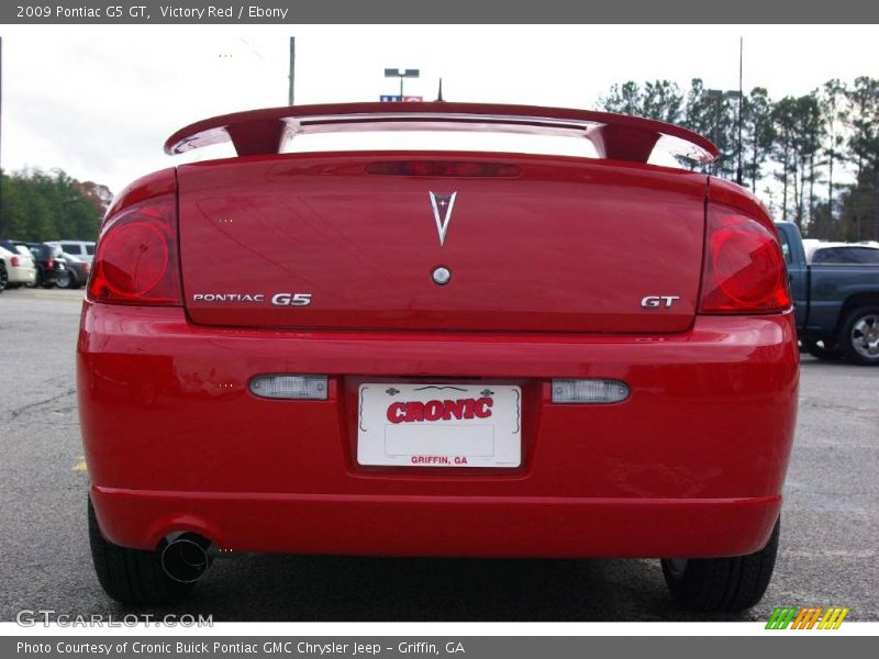 Victory Red / Ebony 2009 Pontiac G5 GT