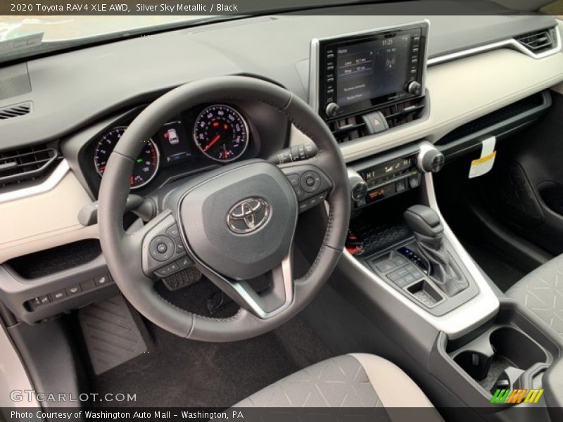 Silver Sky Metallic / Black 2020 Toyota RAV4 XLE AWD