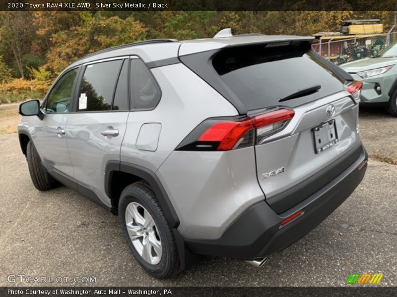 Silver Sky Metallic / Black 2020 Toyota RAV4 XLE AWD