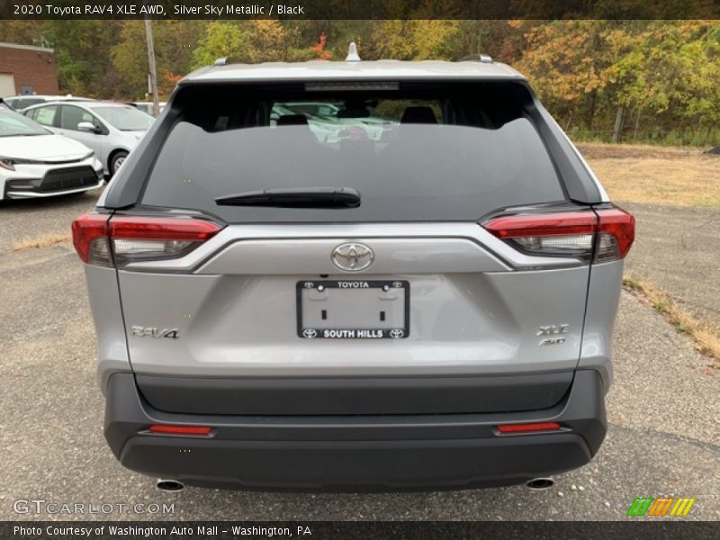 Silver Sky Metallic / Black 2020 Toyota RAV4 XLE AWD