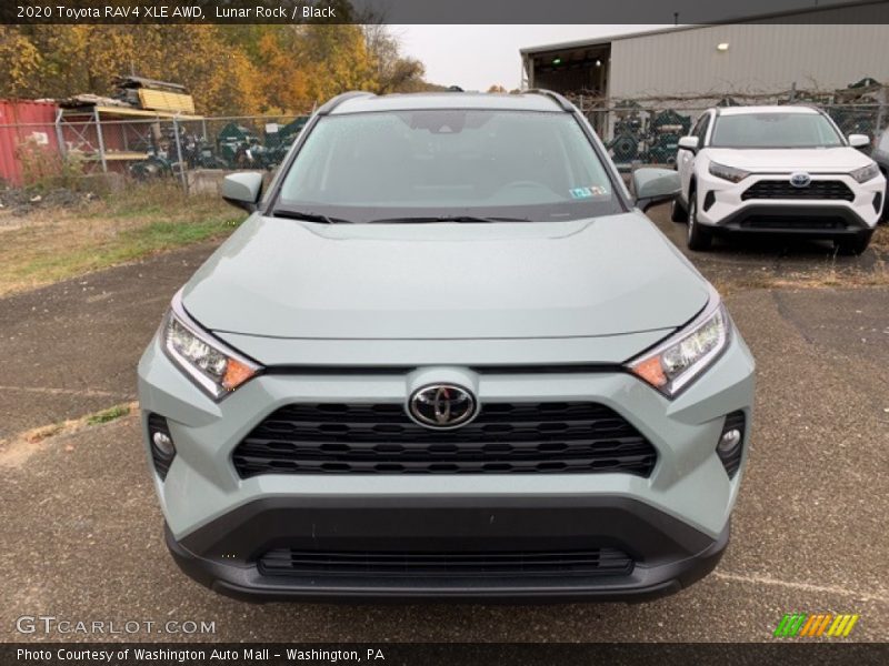 Lunar Rock / Black 2020 Toyota RAV4 XLE AWD