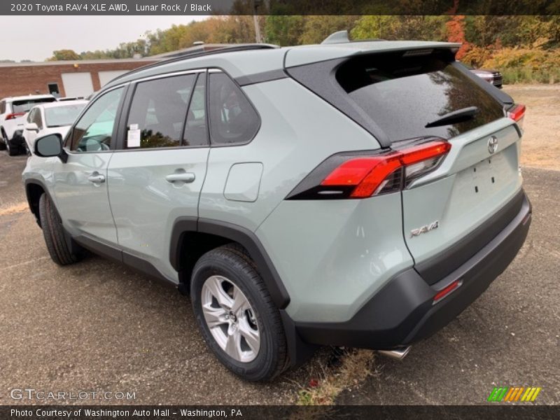 Lunar Rock / Black 2020 Toyota RAV4 XLE AWD