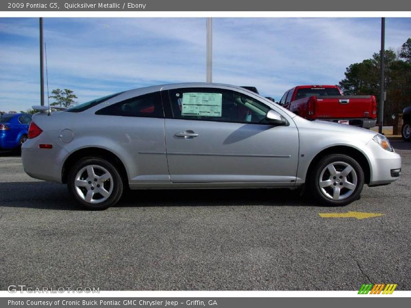 Quicksilver Metallic / Ebony 2009 Pontiac G5