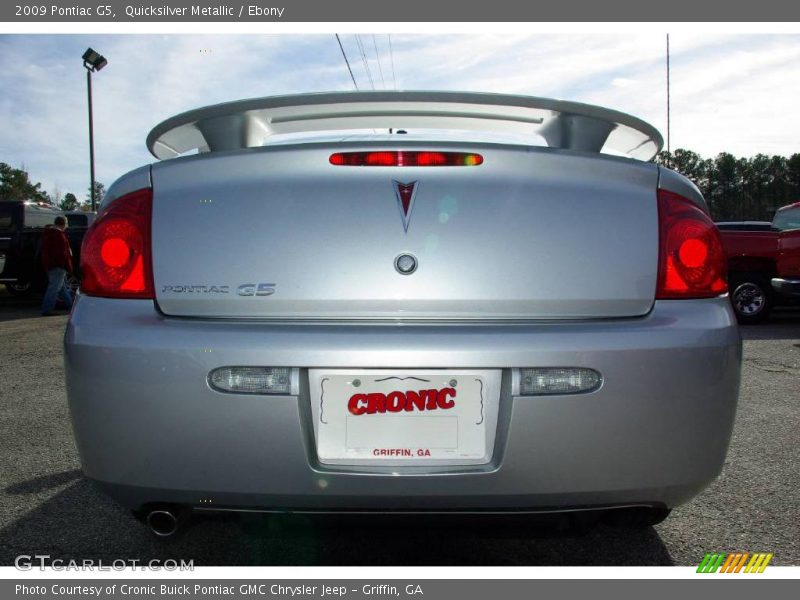 Quicksilver Metallic / Ebony 2009 Pontiac G5