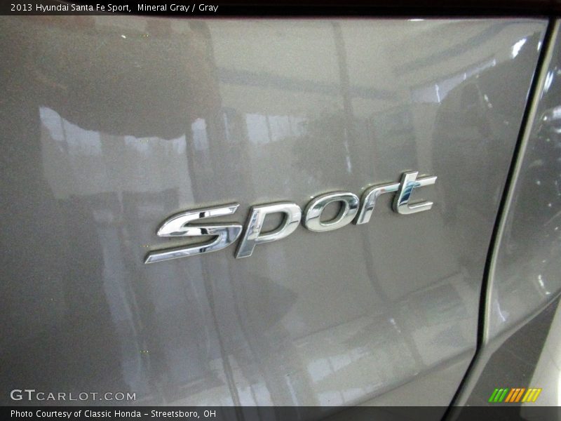 Mineral Gray / Gray 2013 Hyundai Santa Fe Sport