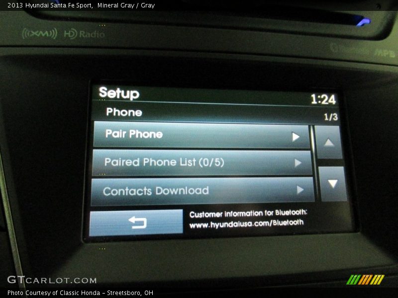 Mineral Gray / Gray 2013 Hyundai Santa Fe Sport