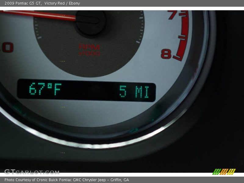 Victory Red / Ebony 2009 Pontiac G5 GT