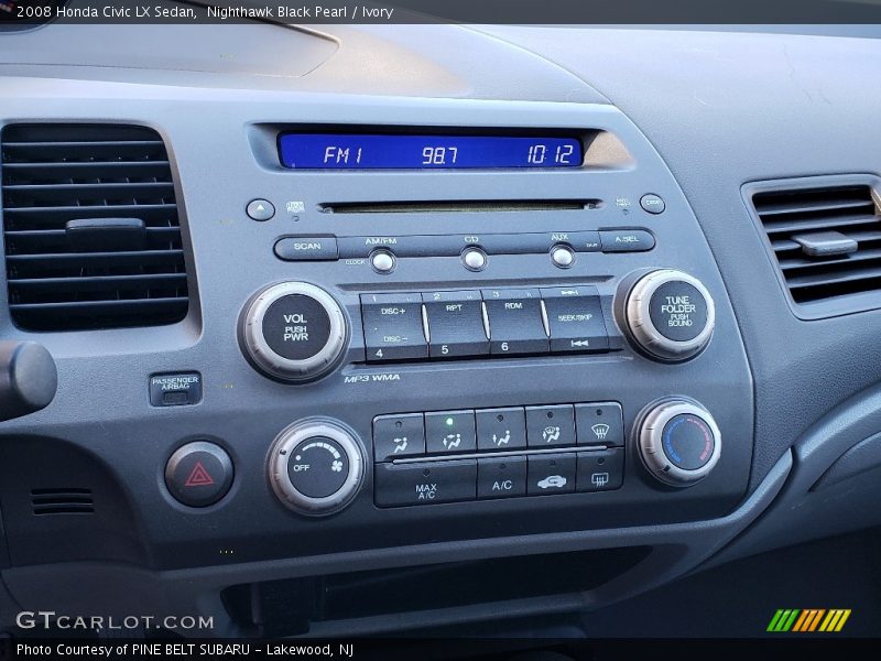 Nighthawk Black Pearl / Ivory 2008 Honda Civic LX Sedan