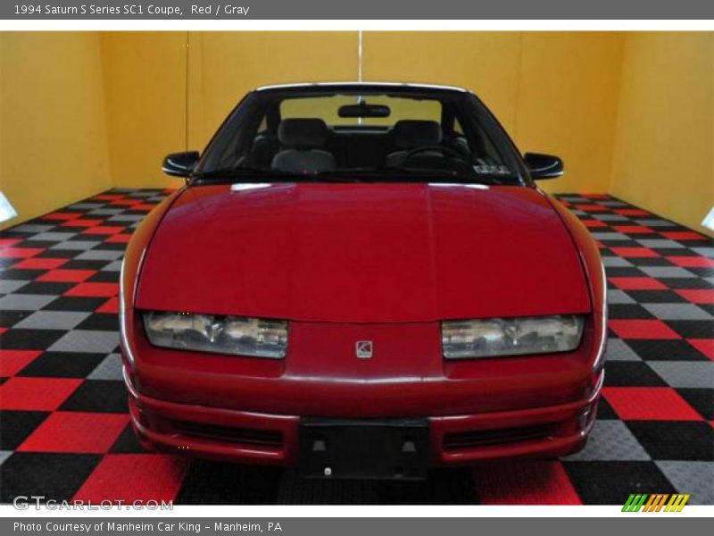 Red / Gray 1994 Saturn S Series SC1 Coupe