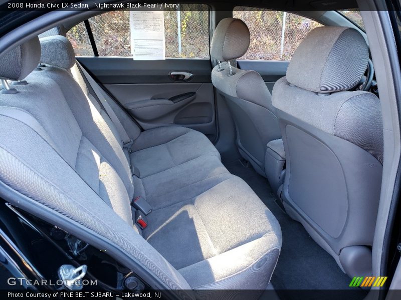 Nighthawk Black Pearl / Ivory 2008 Honda Civic LX Sedan