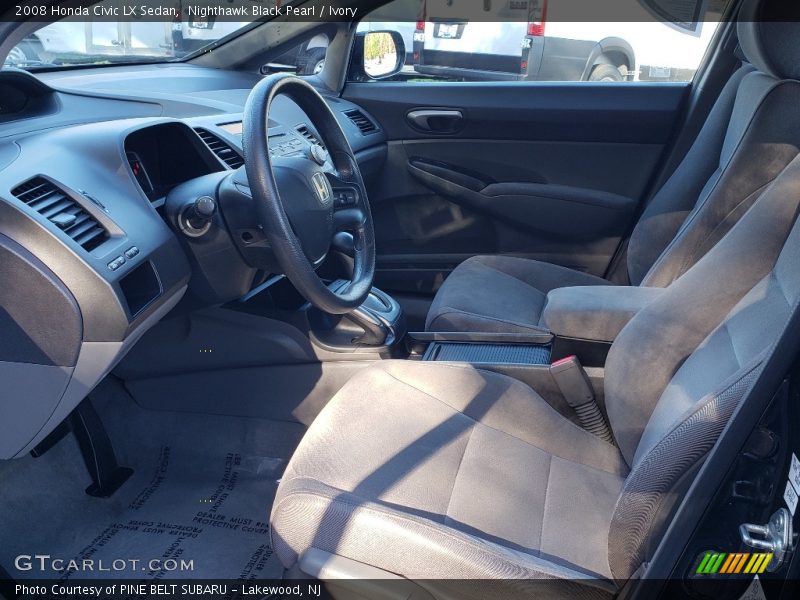 Nighthawk Black Pearl / Ivory 2008 Honda Civic LX Sedan