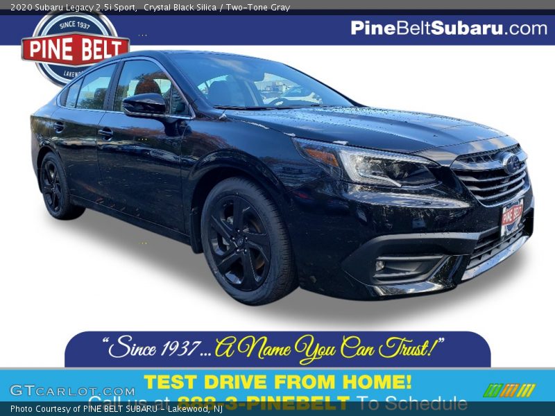 Crystal Black Silica / Two-Tone Gray 2020 Subaru Legacy 2.5i Sport