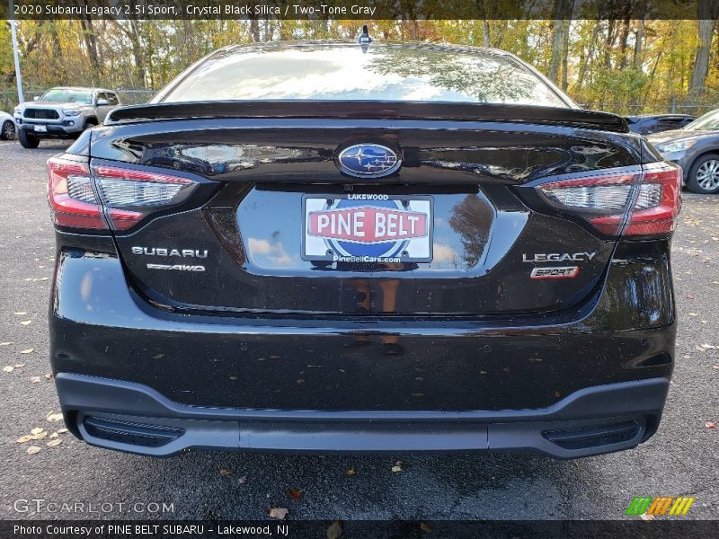 Crystal Black Silica / Two-Tone Gray 2020 Subaru Legacy 2.5i Sport