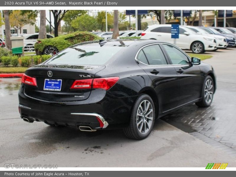 Majestic Black Pearl / Ebony 2020 Acura TLX V6 SH-AWD Sedan