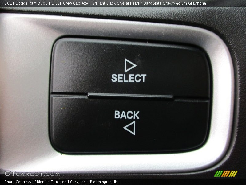 Brilliant Black Crystal Pearl / Dark Slate Gray/Medium Graystone 2011 Dodge Ram 3500 HD SLT Crew Cab 4x4