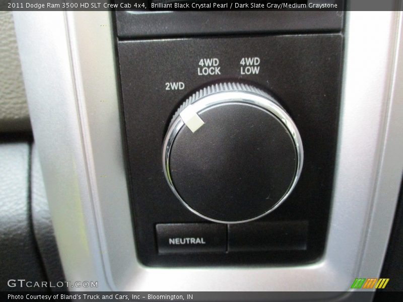 Brilliant Black Crystal Pearl / Dark Slate Gray/Medium Graystone 2011 Dodge Ram 3500 HD SLT Crew Cab 4x4