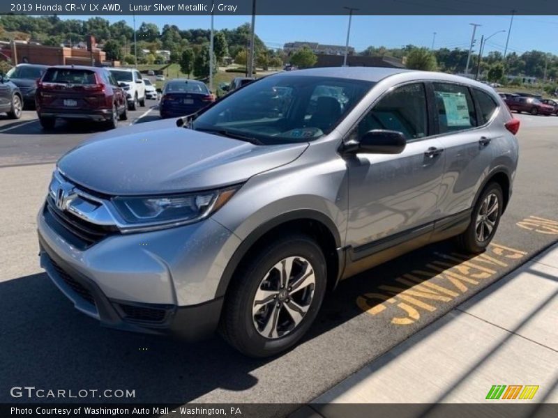 Lunar Silver Metallic / Gray 2019 Honda CR-V LX AWD