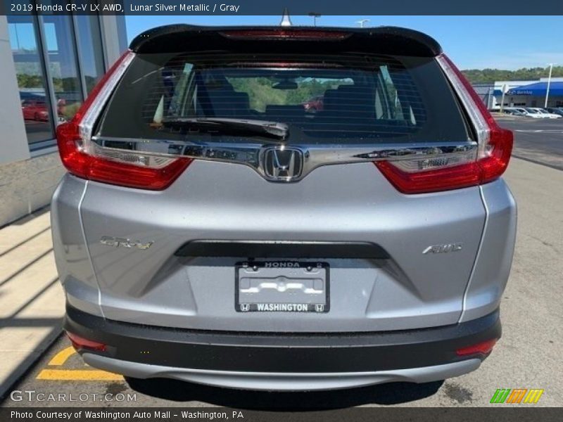 Lunar Silver Metallic / Gray 2019 Honda CR-V LX AWD