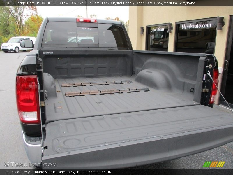 Brilliant Black Crystal Pearl / Dark Slate Gray/Medium Graystone 2011 Dodge Ram 3500 HD SLT Crew Cab 4x4