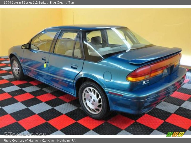 Blue Green / Tan 1994 Saturn S Series SL2 Sedan