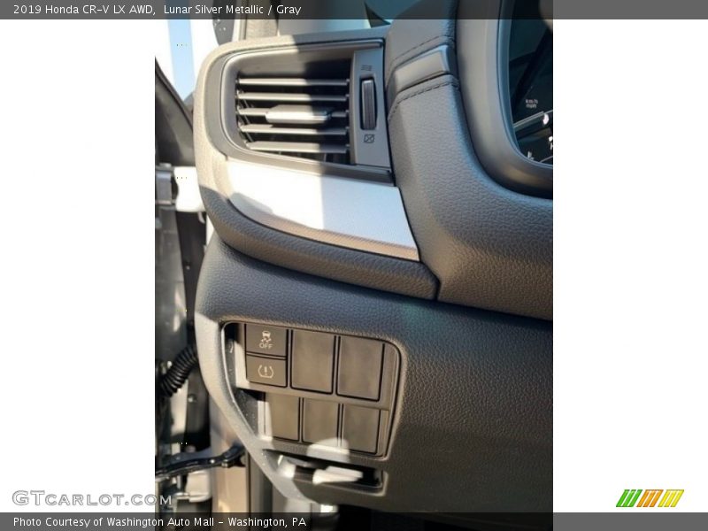Lunar Silver Metallic / Gray 2019 Honda CR-V LX AWD