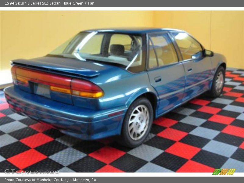 Blue Green / Tan 1994 Saturn S Series SL2 Sedan