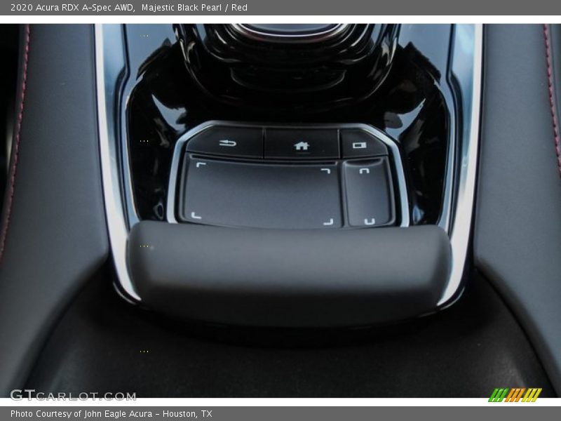 Majestic Black Pearl / Red 2020 Acura RDX A-Spec AWD