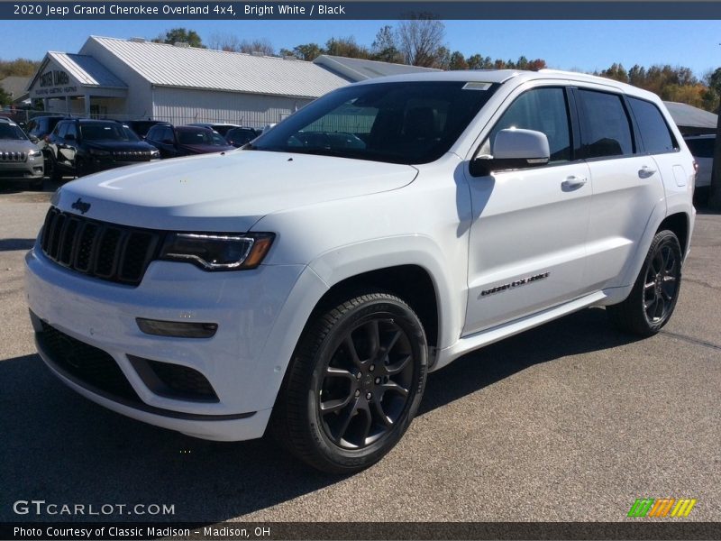 Bright White / Black 2020 Jeep Grand Cherokee Overland 4x4
