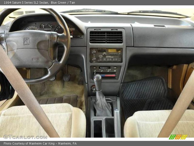 Blue Green / Tan 1994 Saturn S Series SL2 Sedan