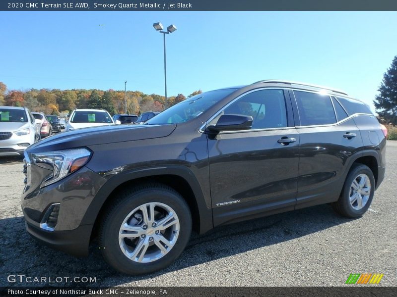 Smokey Quartz Metallic / Jet Black 2020 GMC Terrain SLE AWD
