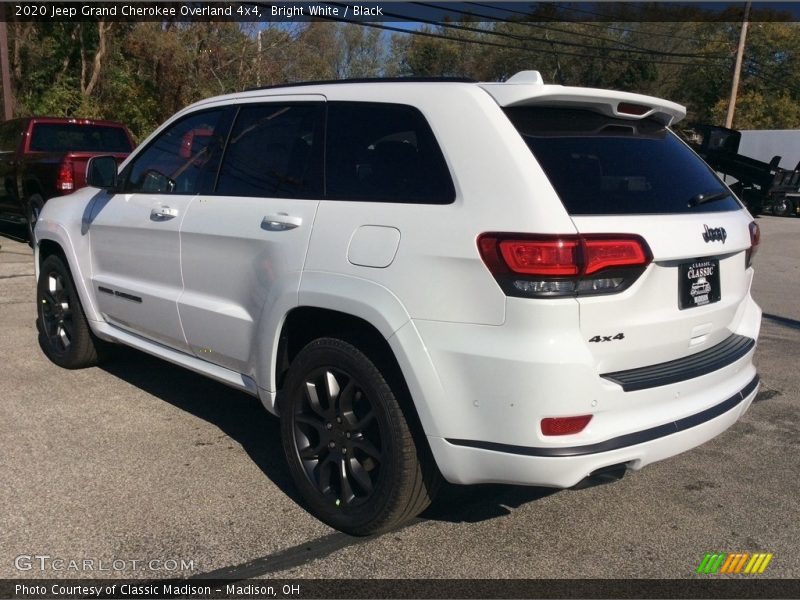 Bright White / Black 2020 Jeep Grand Cherokee Overland 4x4