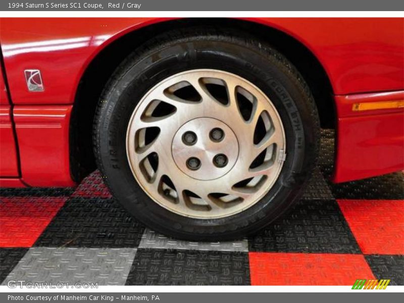 Red / Gray 1994 Saturn S Series SC1 Coupe