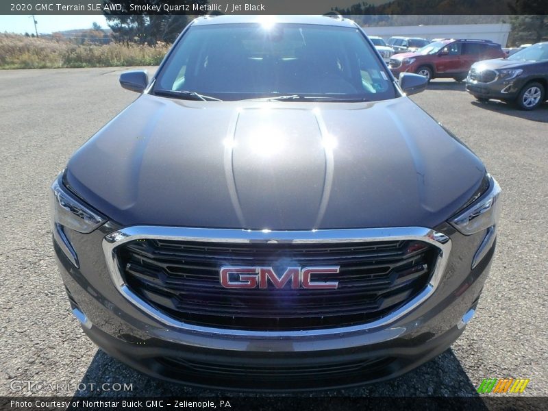 Smokey Quartz Metallic / Jet Black 2020 GMC Terrain SLE AWD