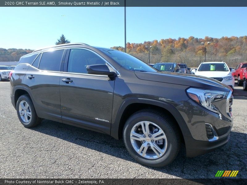 Smokey Quartz Metallic / Jet Black 2020 GMC Terrain SLE AWD