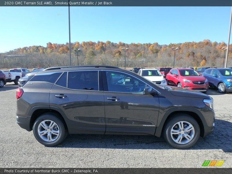 Smokey Quartz Metallic / Jet Black 2020 GMC Terrain SLE AWD